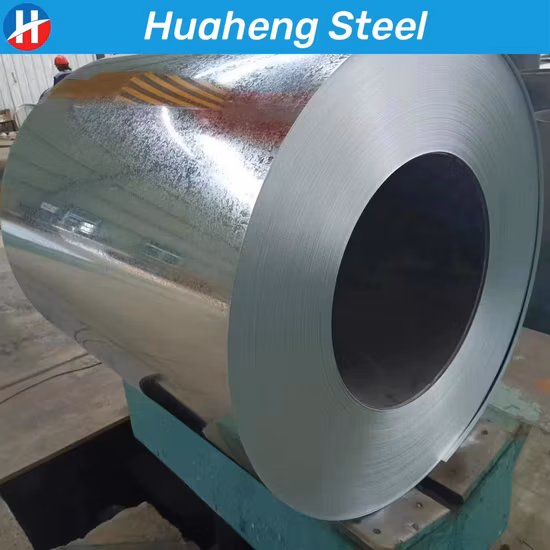 El material de construcción CGCC/Sgch/G350/G450/G550/Dx51d/Dx52D/Dx53D Bobina Gi de acero galvanizado en frío con lentejuela regular