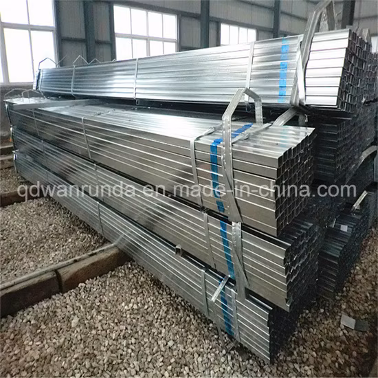 Tubo de acero galvanizado de 20x20 mm para fabricar muebles
