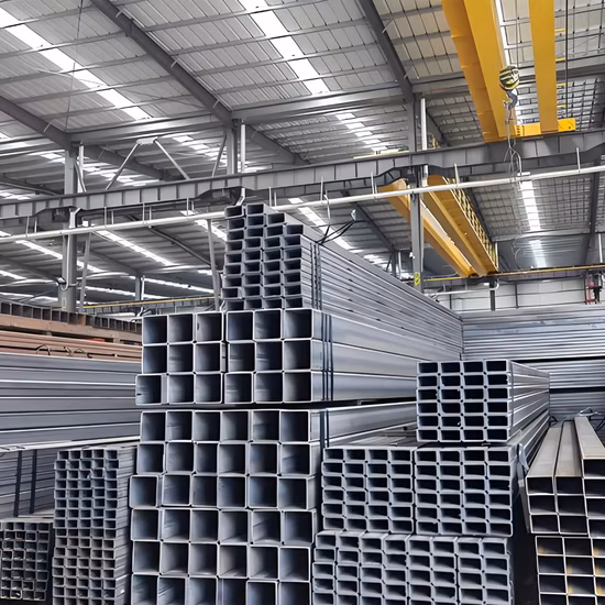 Tubo de acero galvanizado y tubo de soporte fotovoltaico y tubo de acero para muebles