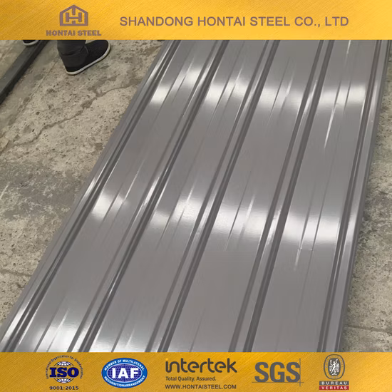 SGCC /Dx51d+Z Metal Roofing Plate Building Material 4X8 SPCC 0.3mm 0.4mm 0.46mm 0.5mm Zinc Coated Galvanized Corrugated Iron Roof Sheet